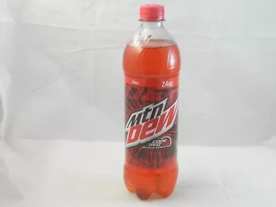 Mountain Dew Code Red Full 24 Oz Bottle 24oz Brand New MTN Discontinued Label • $21.99