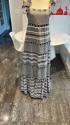 Nwot Veronica Beard Quartz Black And White Maxi Dress. M • $150