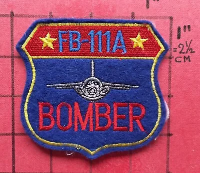 Original Patch Usaf Air Force F-111 Aardvark  Fb-111 Bomber Unknown  Unit • $8