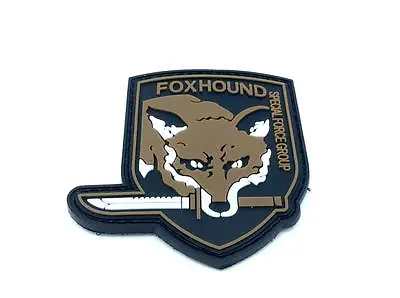 FoxHound Special Force Group Metal Gear Solid Airsoft PVC Patch Brown • £5.49