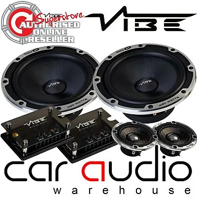 Vibe Blackair63C-V6B 780 Watts A Pair 6.5  3 Way Component Kit Car Door Speakers • £199.99