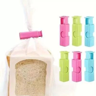 6Pcs Bread Bag Sealing Clips Snack Bag Clamp Kitchen Food Fresh-keeping Sealer • $3.89