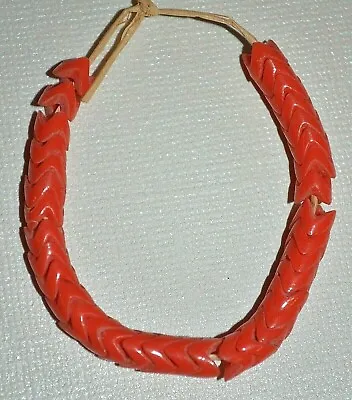 Antique Czech Glass Interlocking European Snake Vertebrae Beads African Trade • $8.80
