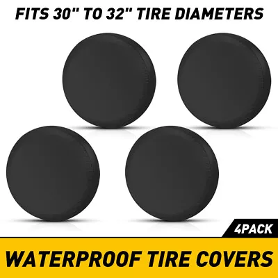 4PCS Wheel Tire Covers Set RV Trailer Camper Sun Car Protector 30-32  Waterproof • $19.99