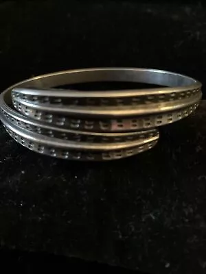  Vintage David Andersen Norway Sterling Silver 925S Viking Saga Bangle Bracelet • $174.99