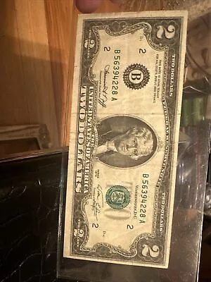 1976 2 Dollar Bill Low Serial # VERY RARE • $300