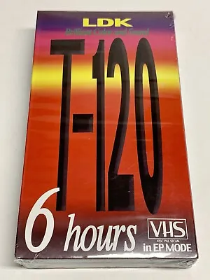 LDK T-120 VHS Video Cassette Tape 6 Hours EP Mode Recordable Blank Media • $0.99