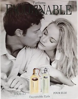 Façonnable Vintage Print Ad !!   This Perfume For Women   • £6.75