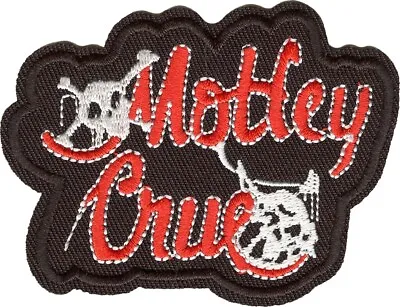 Motley Crue (Patch) Sew Iron-on Heavy Metal Hard Rock Band Logo W/ Skull NEW • $3.99