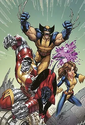 The X-Men 13x19 POSTER J. Scott Campbell Marvel Comics WolverineKitty Pryde • $13.99