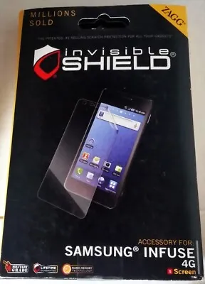 $3 • Buy Zagg InvisibleShield Durable Screen Protector For Samsung Infuse 4G 