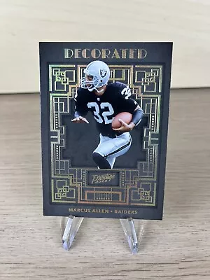 2022 Marcus Allen Prestige Decorated SSP Raiders Chiefs Gold Foil • $8