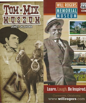 $3 • Buy 6 Different Horse Related Rack Cards, Tom Mix, Will Rogers