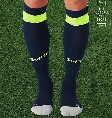 Sweden Socks - Genuine Adidas SVFF Football Socks - Mens - All Sizes • £7.99
