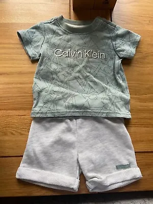 Calvin Klein 3-6 Months Shorts And T Shirt • £5