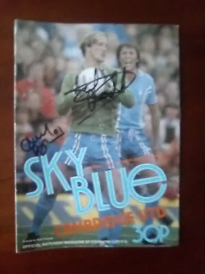 Coventry City V Cambridge 1980 Cup Tie Signed By Andy Blair ! • £0.28