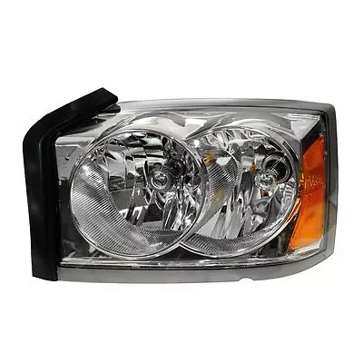 Dodge Dakota 05 06 07 2005 2006 2007 Chrome Headlight Lamp Left Driver Side • $88.30