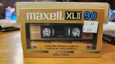 Maxell XL II 90 Extra Fine Epitaxial Type II Factory Sealed Cassette Tape Sealed • $10