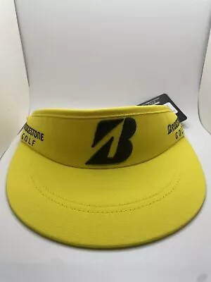 Bridgestone Tire Golf B330 Brandt Snedeker Yellow Tour High Visor Brand New NWT • $19.95
