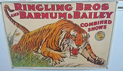 $29.99 • Buy Vintage Ringling Bros And Barnum & Bailey Circus Poster 22x33