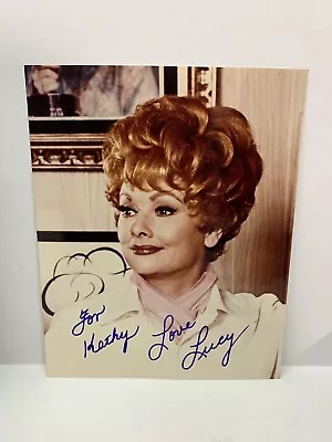 $125 • Buy I Love Lucy Lucille Ball Hand Signed Photo 13 Emmy Awards Golden Globe