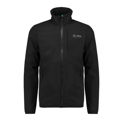 JACKET Softshell Mens Black Mercedes Petronas AMG Soft Shell Formula One F1 XS • £30