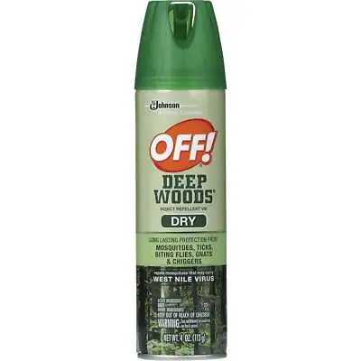 LOT OF 2 Off! Deep Woods Insect Repellent VIII Dry Bug Spray - 4 Oz - NEW • $11.99