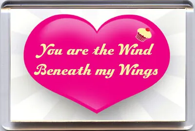 You Are The Wind Beneath My Wings Fridge Magnet -Unique Birthday Christmas Gift • $20.01