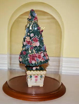 THE MUSIC BOX COMPANY Musical ChristmasTree ELLEN KAMYSZ With Cloche  • $65