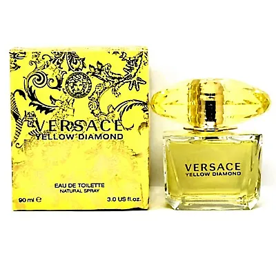 Versace Yellow Diamond 3 Oz EDT Bright Women's Citrus Scent New & Sealed • $37.99