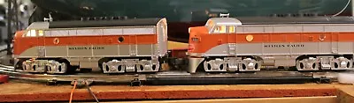 Rail King By MTH Western Pacific F-3 AA Diesel Set 3-Rail 301 302 Proto Sound • $254.99