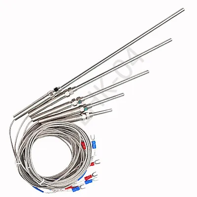 K Type 30-200mm Probe Thermocouple Temperature Controller Stainless Steel Sensor • $2.49