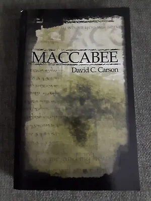 Maccabee David C. Carson TPB 2007 Good. Mh • $12.99