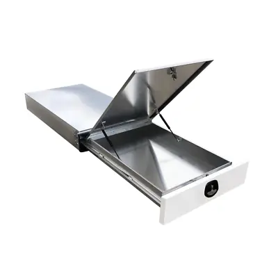 $900 • Buy 1.4m Aluminium Ute Tool Box Under Tray Toolbox Trundle Tray Slide Drawer Toolbox