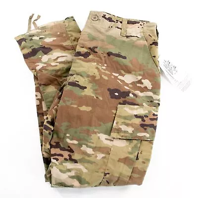 US Army Multicam OCP Ripstop Insect Shield Pants Trousers FRACU Medium Short NEW • $32.98