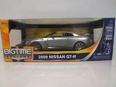 2009 Nissan GT-R Jada Big Time 1:18 Die Cast - Silver • $28