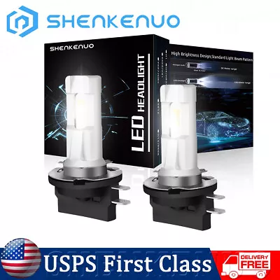 H11B LED Headlight Bulbs Conversion Kit High And Low Beam White Super Bright US • $20.15