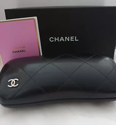 💋 Chanel Glasses Clam Shell Case Boxed & Free Eau Fraiche Chanel Parfum 1.5 Mls • £39.95