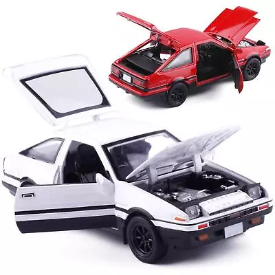 Pull Back Alloy 1/28 Model Car Vehicle Diecast Car For Initial D AE86 TRUENO F • $35.88