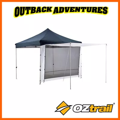 $68 • Buy Oztrail Deluxe Gazebo 2 Zip Wall With Door New Model 