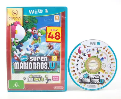 New Super Mario Bros. U + New Super Luigi U [Nintendo Selects] (Wii U) [PAL] • $31.50