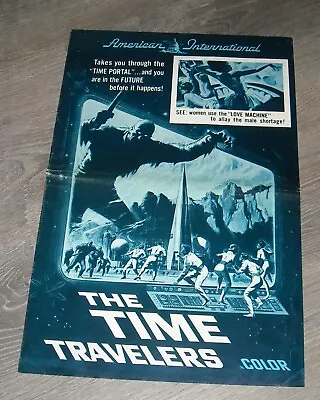 The TIME TRAVELERS PROMO SCI-FI MOVIE PRESSBOOK 1964 PRESTON FOSTER MERRY ANDERS • $9.99