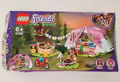 LEGO Friends Set: Nature Glamping (41392) COMPLETE IN BOX With Tent • $49.95