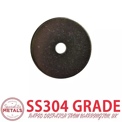 M6 (6mm) X 40mm | A2-70 Stainless Steel Penny Repair Mudguard Washers • £6.19