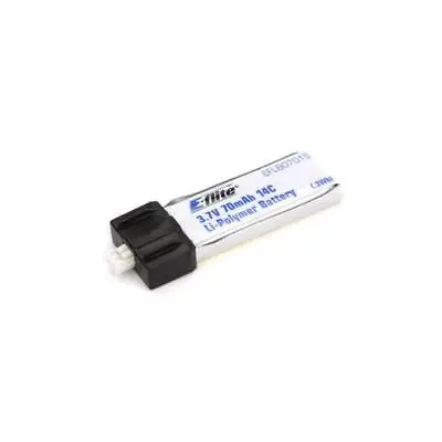 E-flite 70mAh 1S 3.7V 14C LiPo Battery For Blade Scout CX Helicopter - EFLB0701S • £9.99