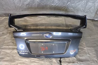 2015-2021 Subaru Wrx Sti Ej257 2.5l Oem Rear Trunk Deck Lid High Spoiler #2611 • $849.99