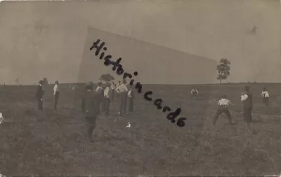 RP Manitowoc Wisconsin Pasture Baseball Game 1910 WI • $6