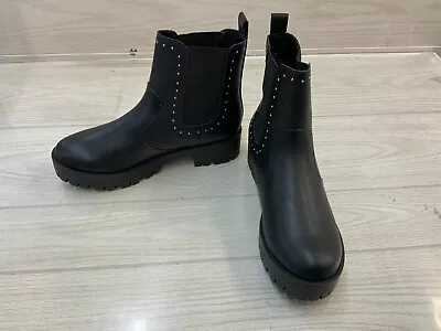 Madden Girl Cabell Chelsea Boot Women's Size 8.5 M Black NEW MSRP $100 • $19.99