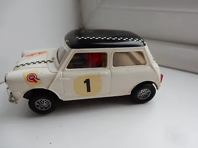 £45 • Buy Scalextric C45 (Made In Spain) White Mini Cooper - Working Motor Overall VGC