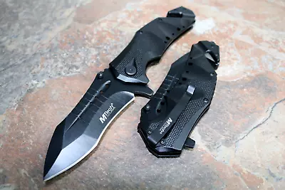 Mtech Usa 8.75  Spring Assisted Open Tactical Rescue Folding Pocket Knife Edc • $15.85